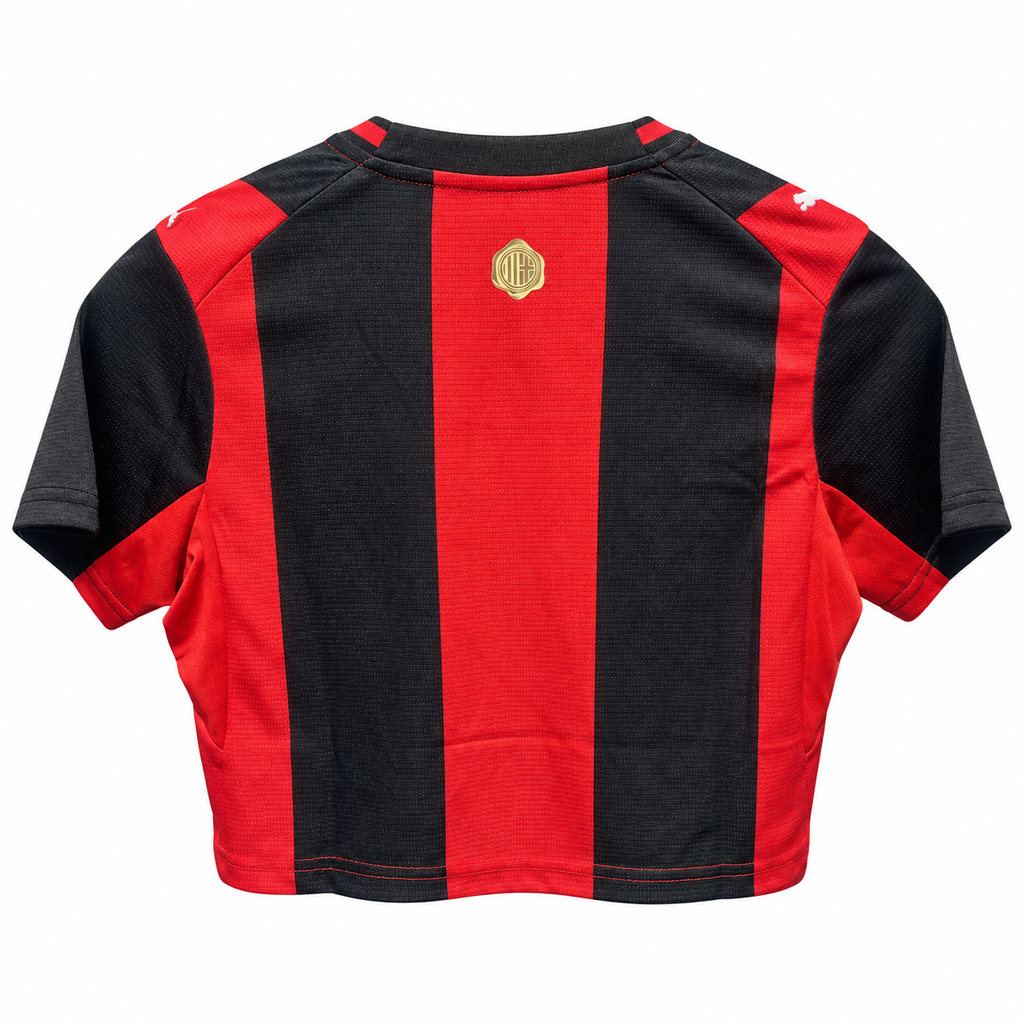 Crop Top Mujer AC Milan 2026/27 - 1ª Equipación - Trasera