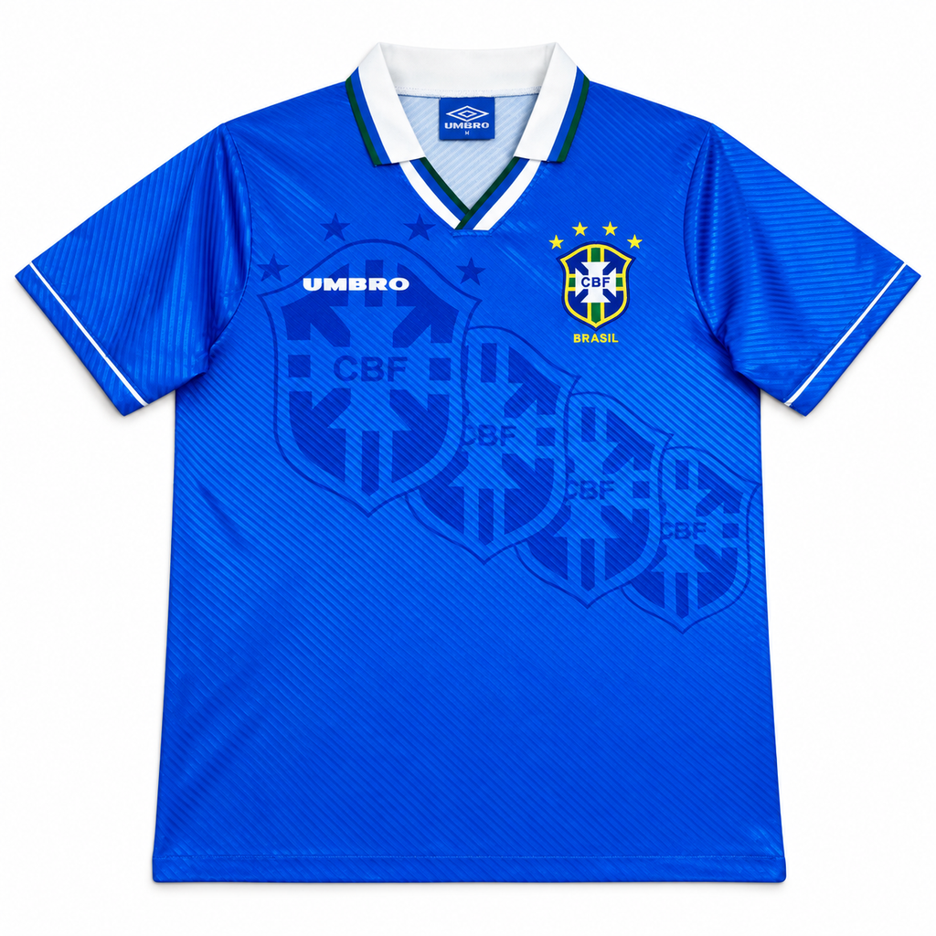 Camiseta Retro Brasil 1996 - 2ª Equipación