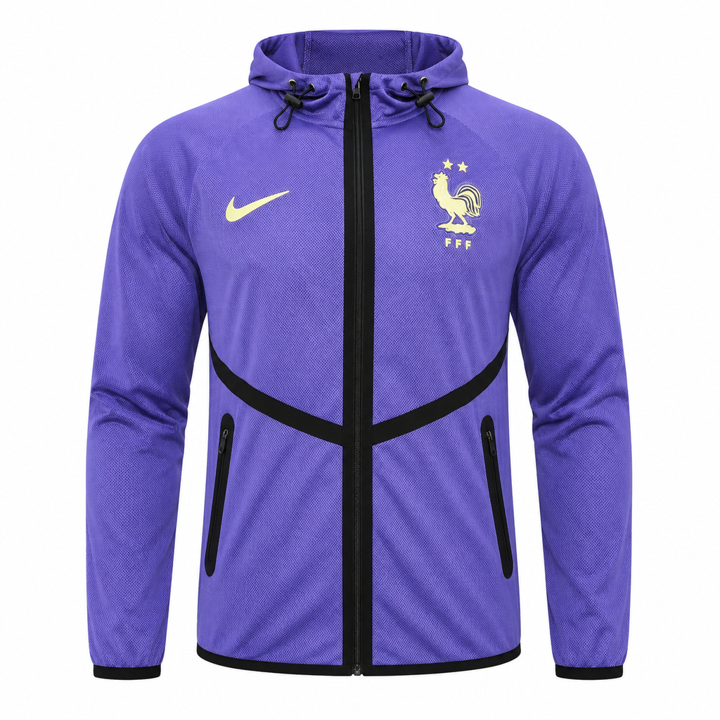 Cortavientos Francia Mundial 2026 - Morado