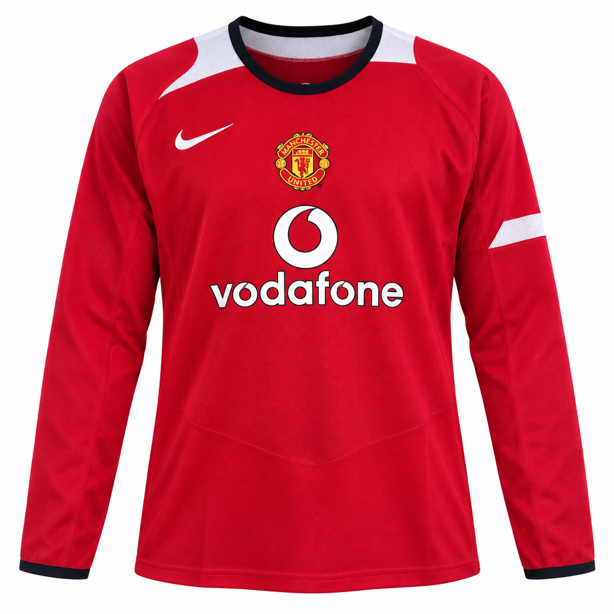 Camiseta Retro Manchester United 2004/06 - 1ª Equipación Manga Larga