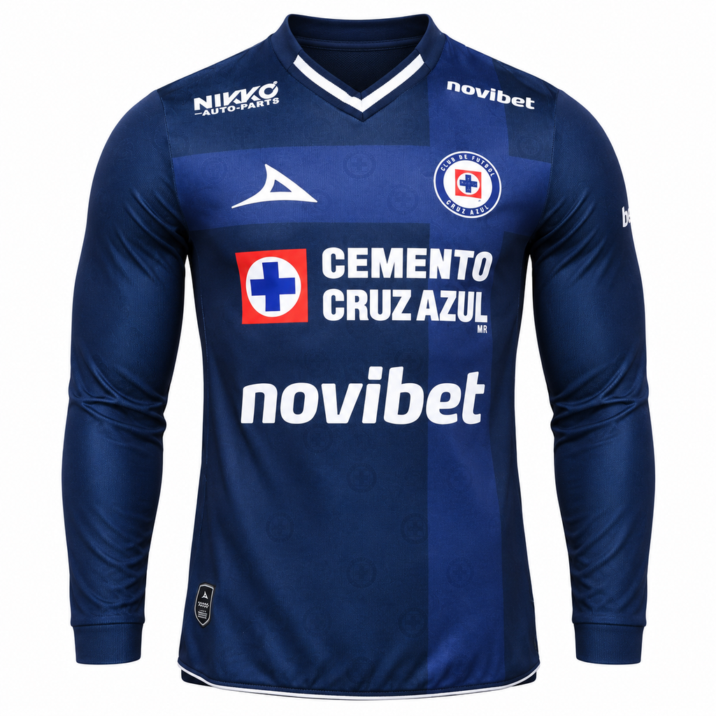 Camiseta Cruz Azul 2026/27 - 2ª Equipación Manga Larga