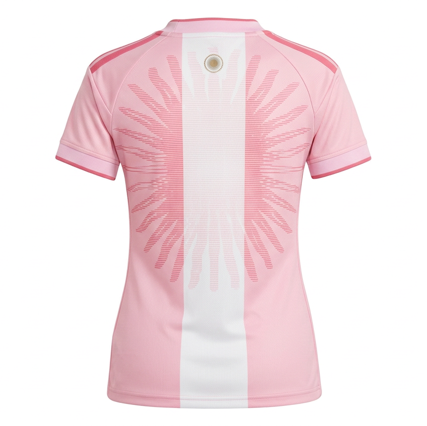 Camiseta Mujer Argentina - Edición Especial Despedida Messi (Rosa)