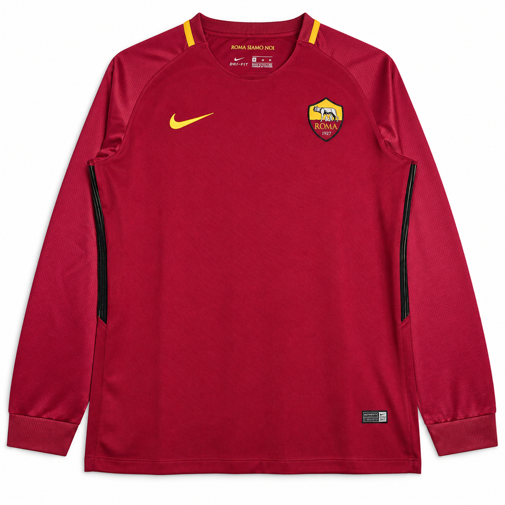 Camiseta Retro As Roma 2018/19 - 1ª Equipación Manga Larga