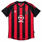 Camiseta Retro Ac Milán 2002/03 - 1ª Equipación