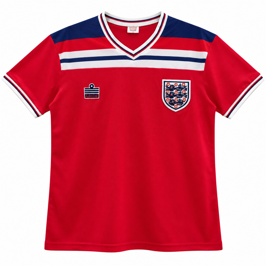 Camiseta Retro Inglaterra 1982 - 2ª Equipación