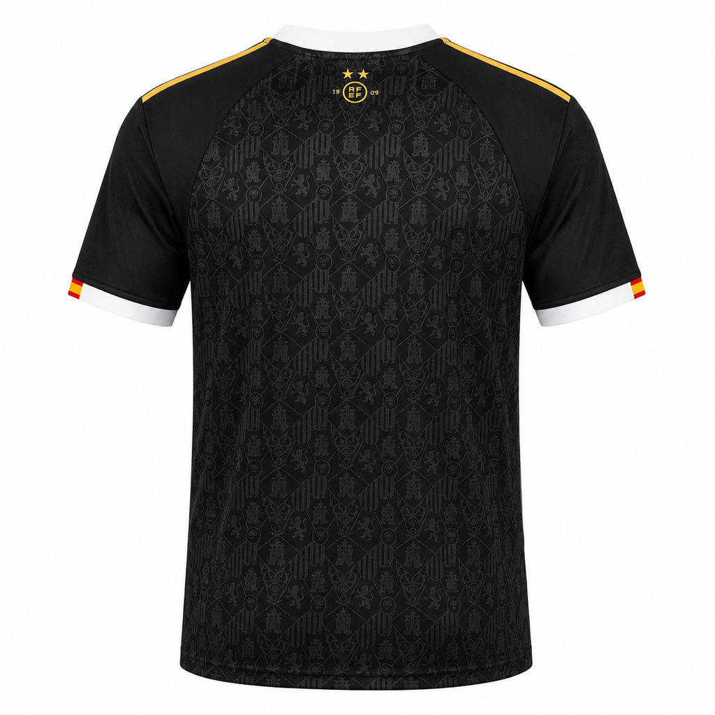 Camiseta España Mundial 2026 - Edición Especial Negra