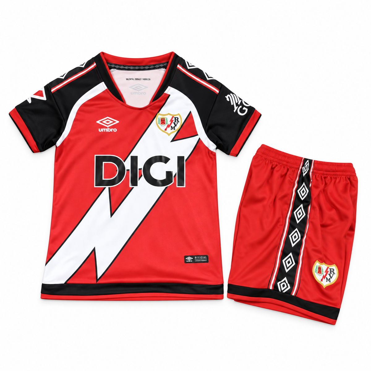 Conjunto Infantil Rayo Vallecano 2026/27 - 2ª Equipación