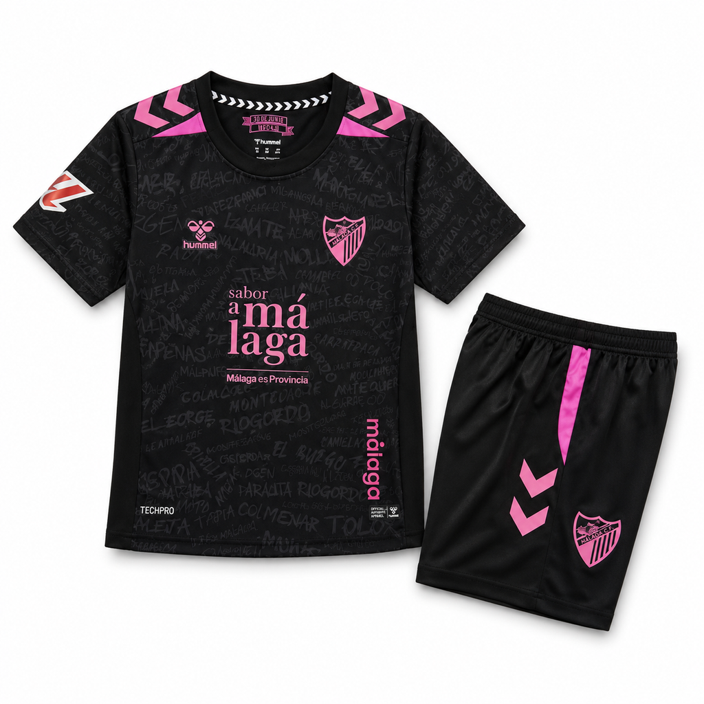 Conjunto Infantil Málaga 2026/27 - 3ª Equipación