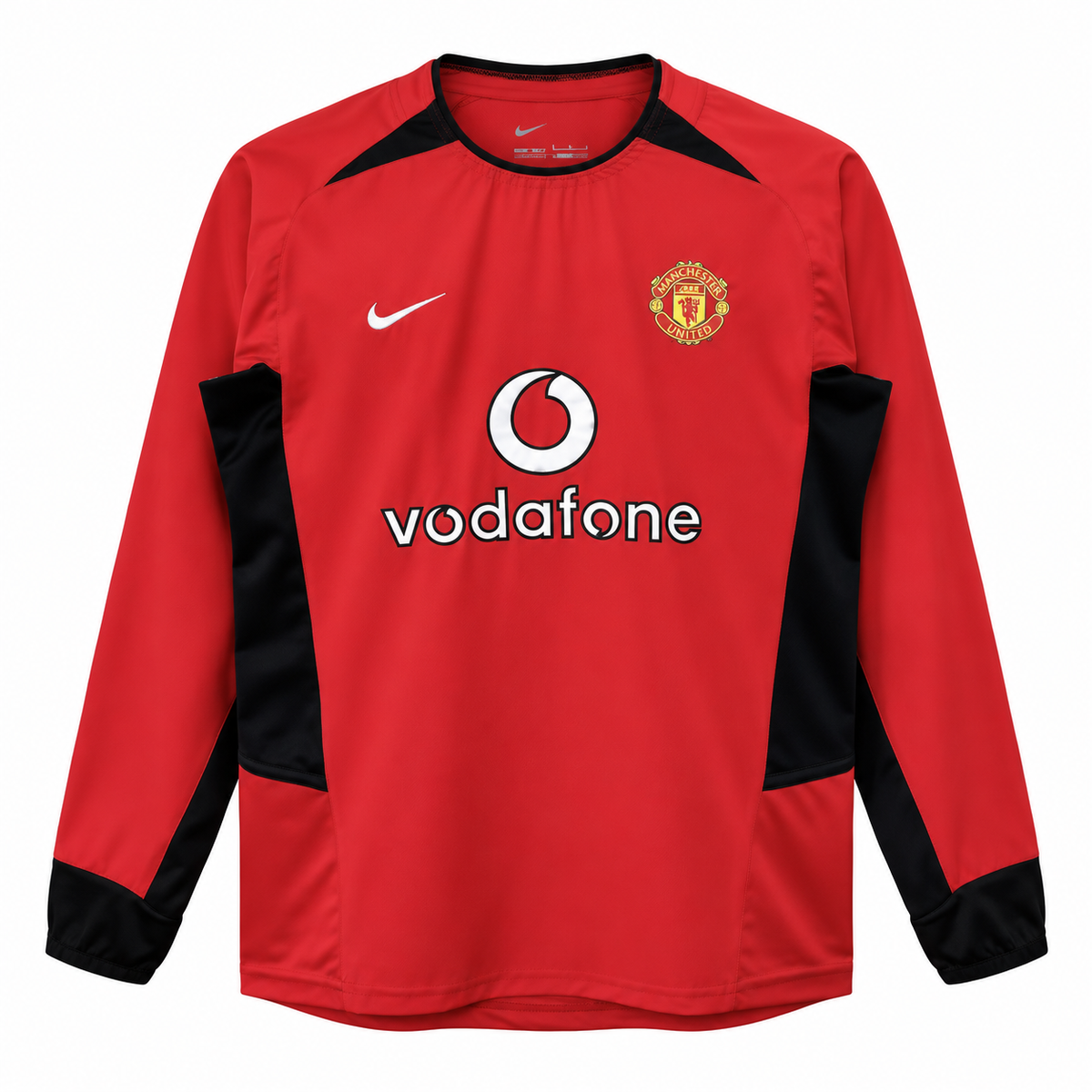 Camiseta Retro Manchester United 2002/04 - 1ª Equipación Manga Larga