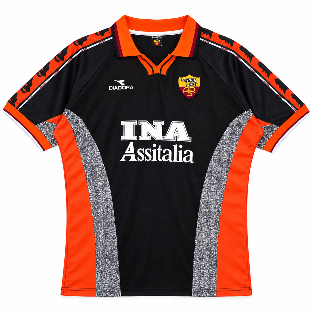 Camiseta Retro As Roma 1998/99 - 3ª Equipación