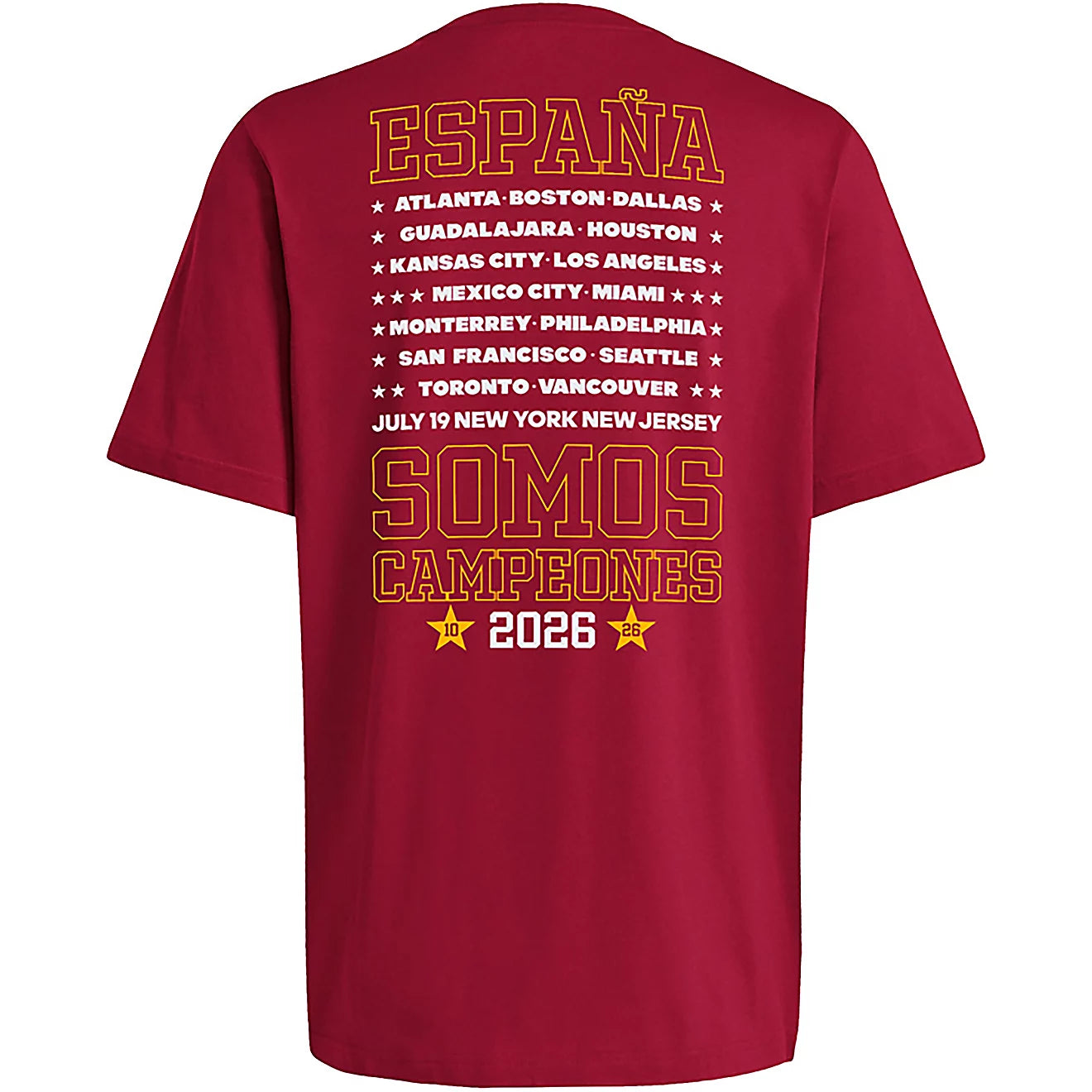 Camiseta España - Edición Campeones Mundial 2026