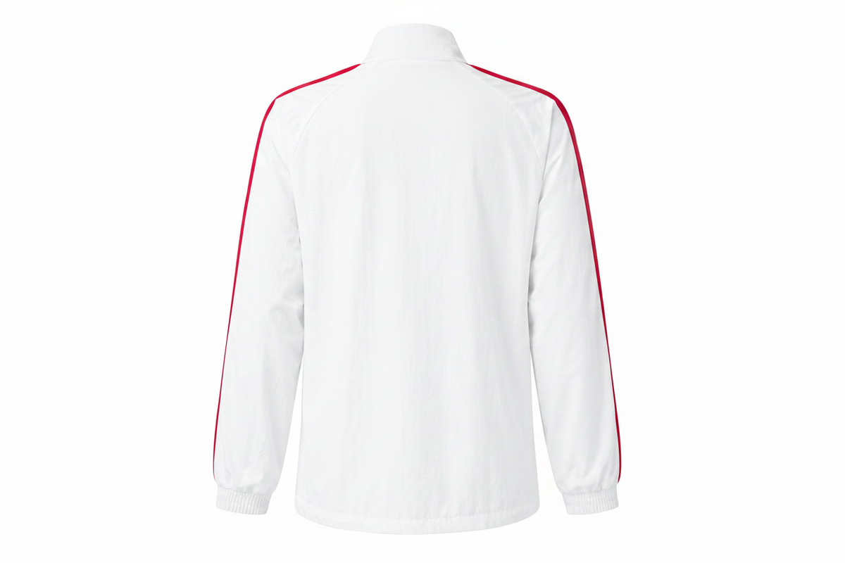 Cortavientos Real Madrid 2026/27 - Blanco/Rojo
