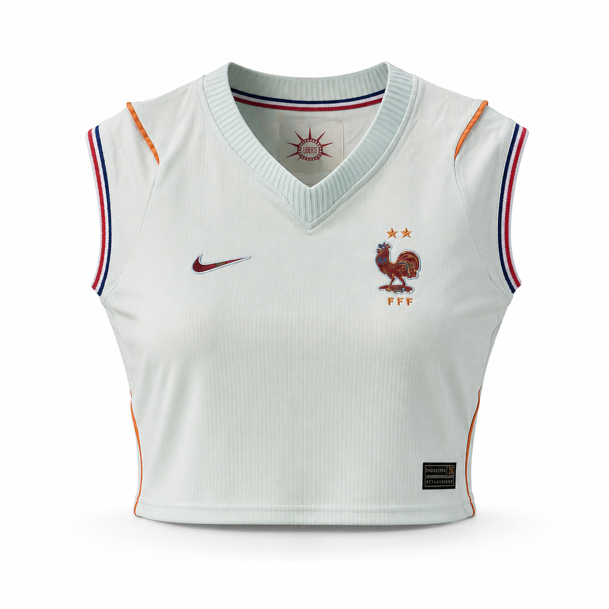 Top Tirantes Mujer Francia Mundial 2026 - 2ª Equipación