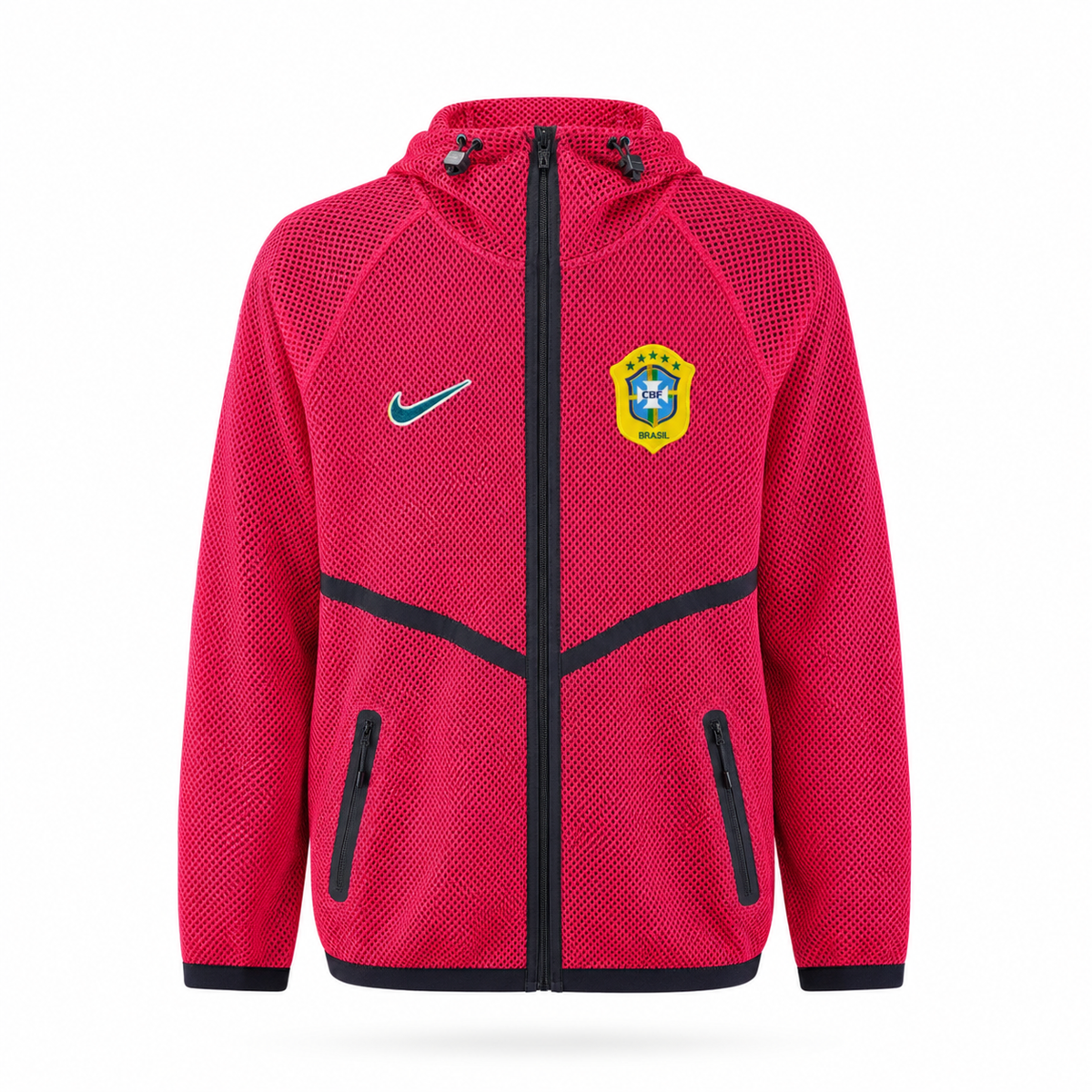 Cortavientos Brasil Mundial 2026 - Rojo