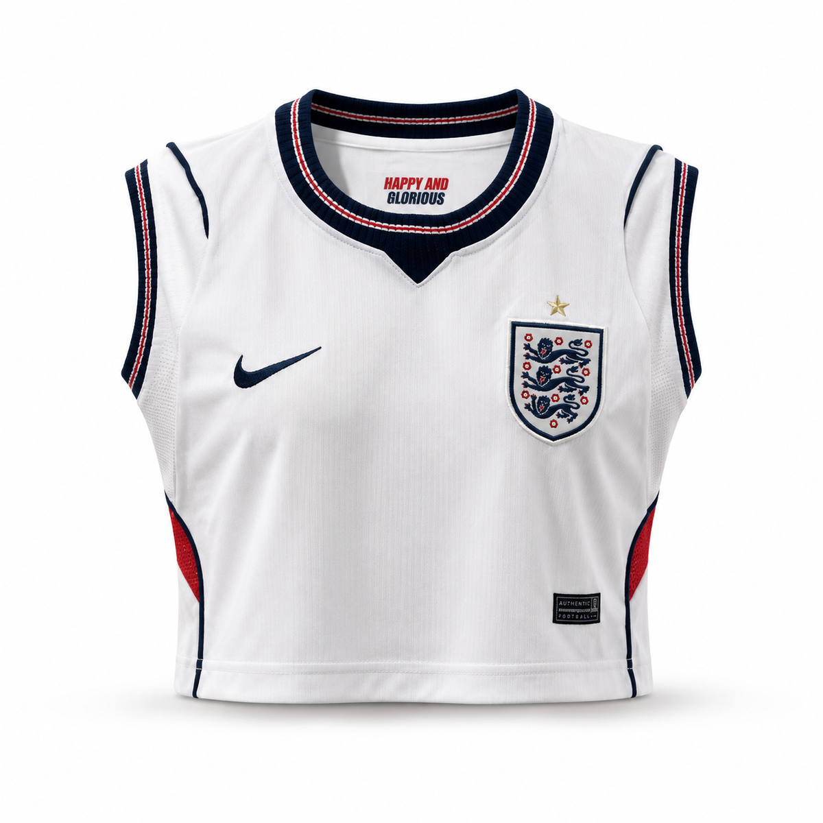 Top Tirantes Mujer Inglaterra Mundial 2026 - 1ª Equipación
