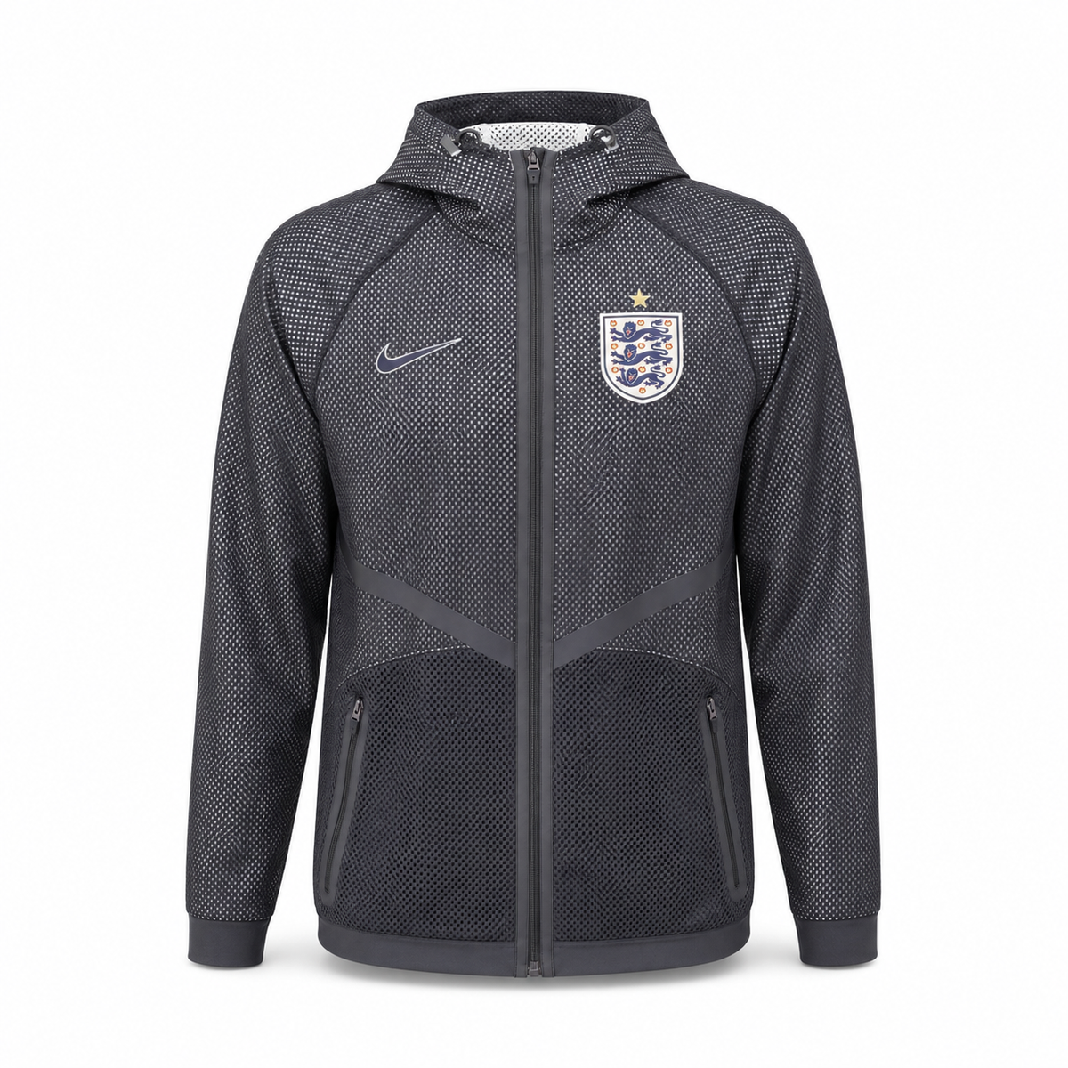 Cortavientos Inglaterra Mundial 2026 - Gris