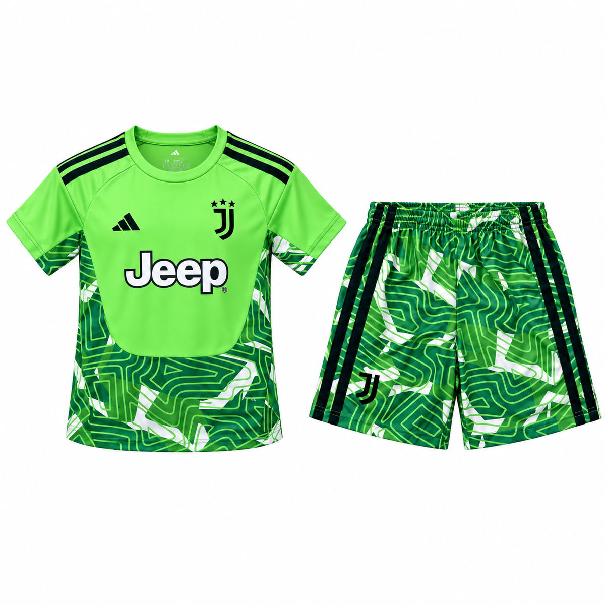 Conjunto Infantil Juventus 2026/27 - 1ª Equipación Portero - Frontal