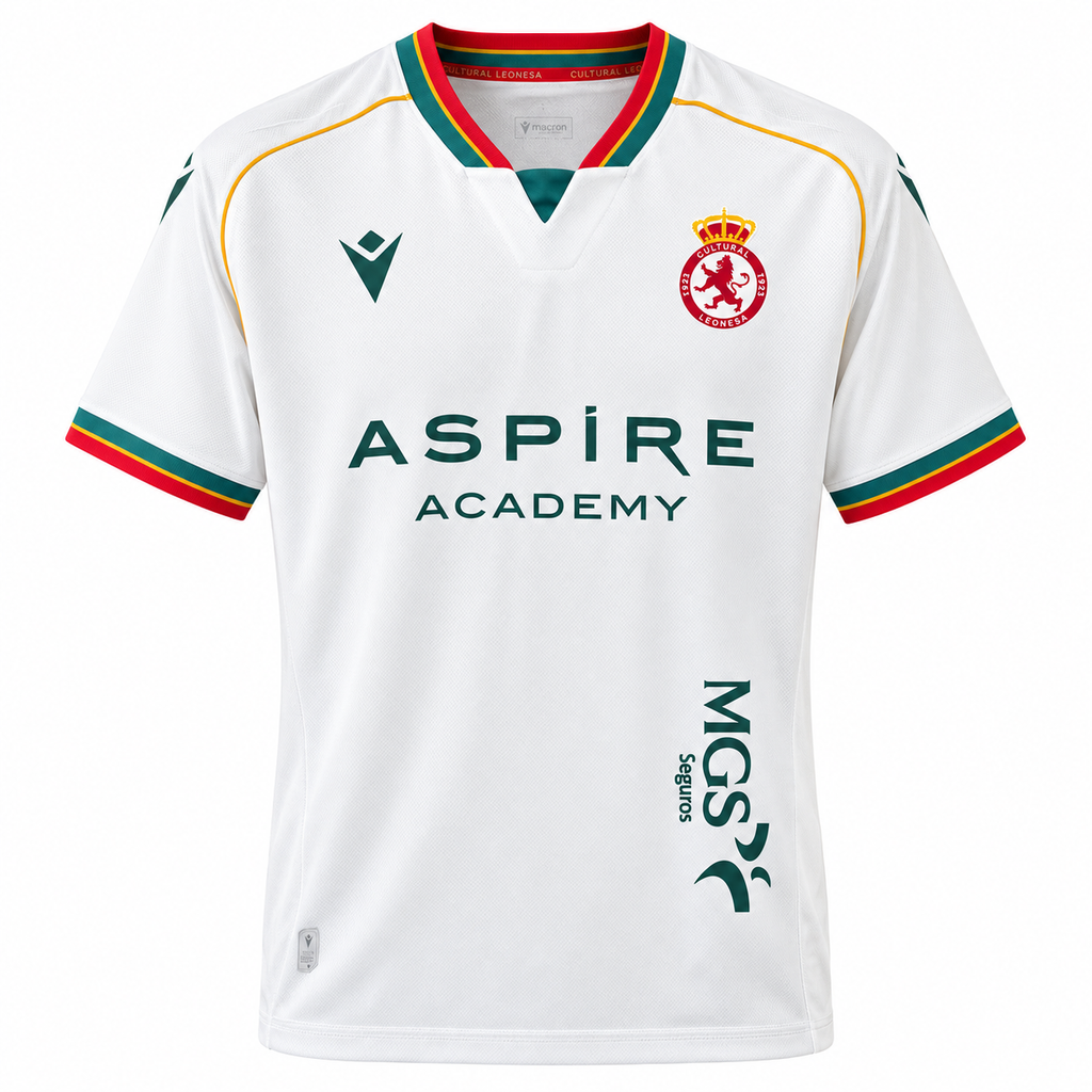 Camiseta Cultural Leonesa 2026/27 - 1ª Equipación — Frontal
