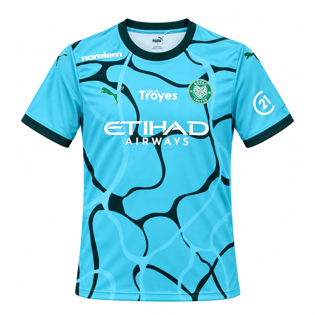 Camiseta ES Troyes 2026/27 - 2ª Equipación — frontal