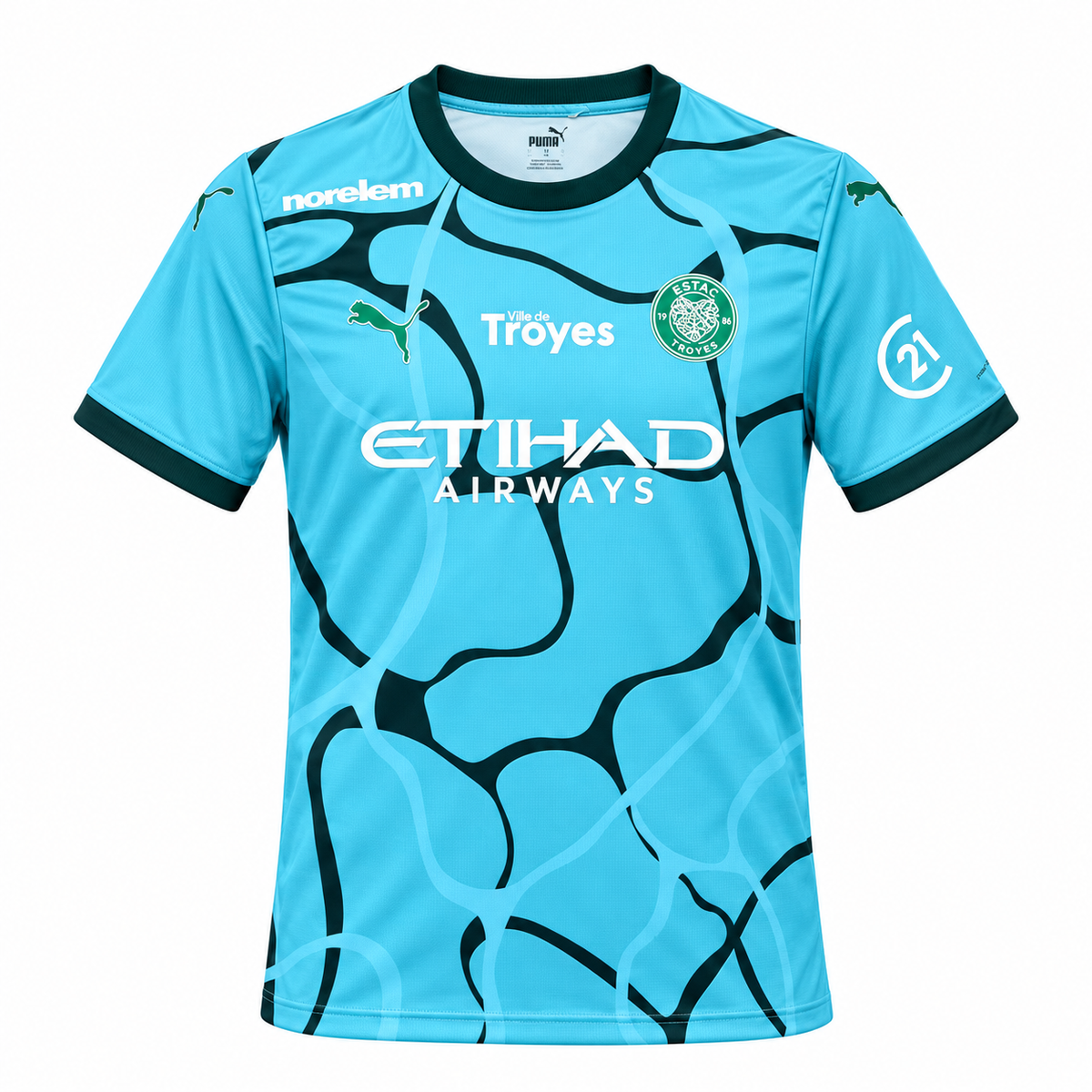 Camiseta ES Troyes 2026/27 - 2ª Equipación — frontal