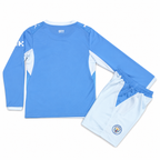 Conjunto Infantil Manchester City 2026/27 - 1ª Equipación Manga Larga — trasera
