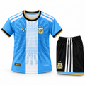 Conjunto Infantil Argentina - Edición Especial Despedida Messi (Celeste) - Frontal
