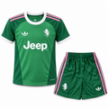 Conjunto Infantil Juventus 2026/27 - 2ª Equipación Portero - Frontal