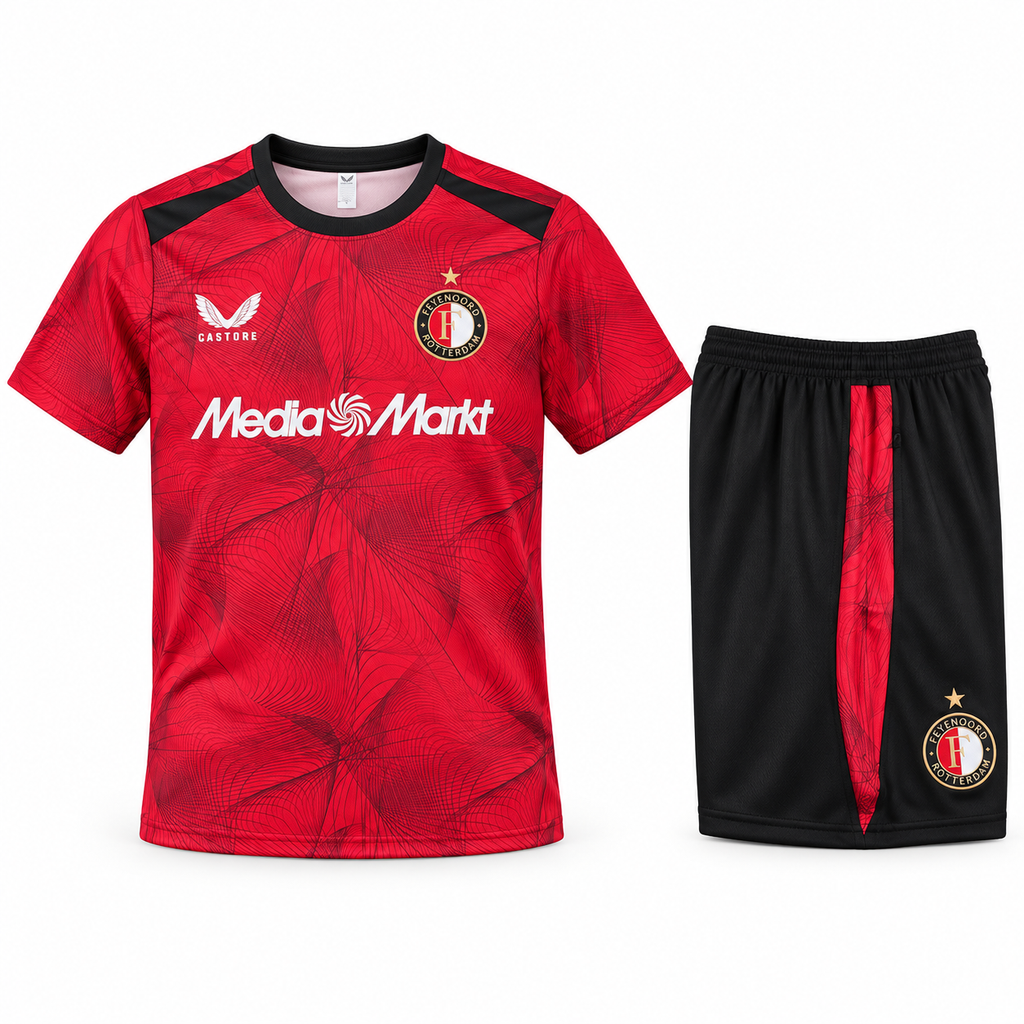 Conjunto Infantil Feyenoord 2026/27 - 1ª Equipación - Frontal