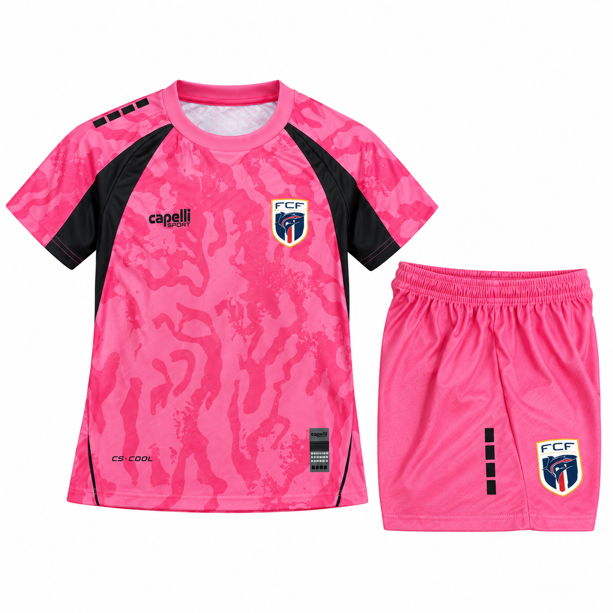 Conjunto Infantil Cabo Verde Mundial 2026 - 2ª Equipación Portero - Frontal