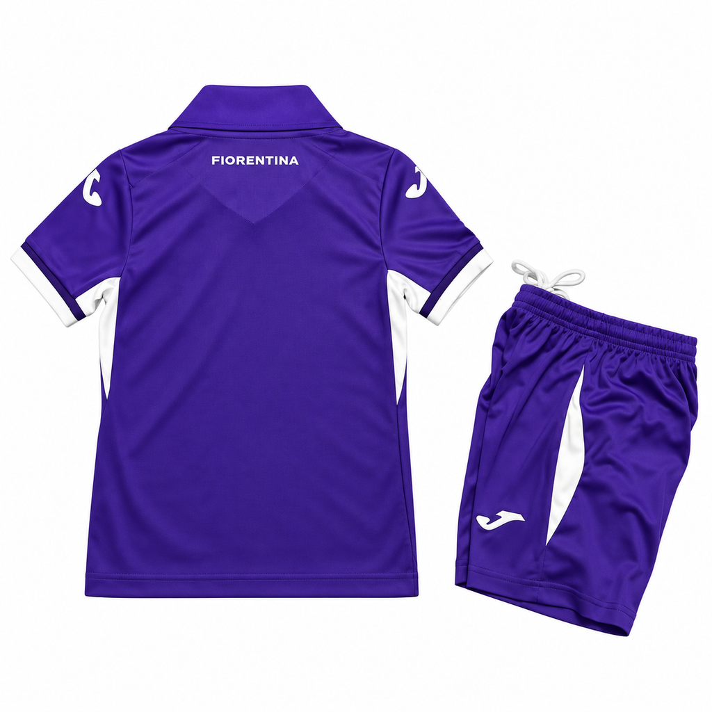 Conjunto Infantil AFC Fiorentina 2026/27 - 1ª Equipación - Trasera