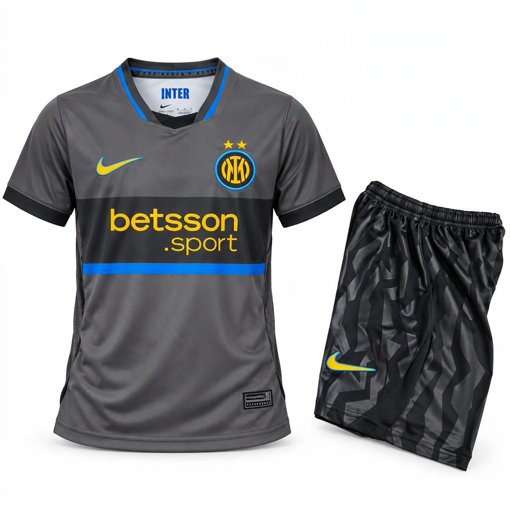 Conjunto Infantil Inter Milán 2026/27 - 1ª Equipación - Frontal