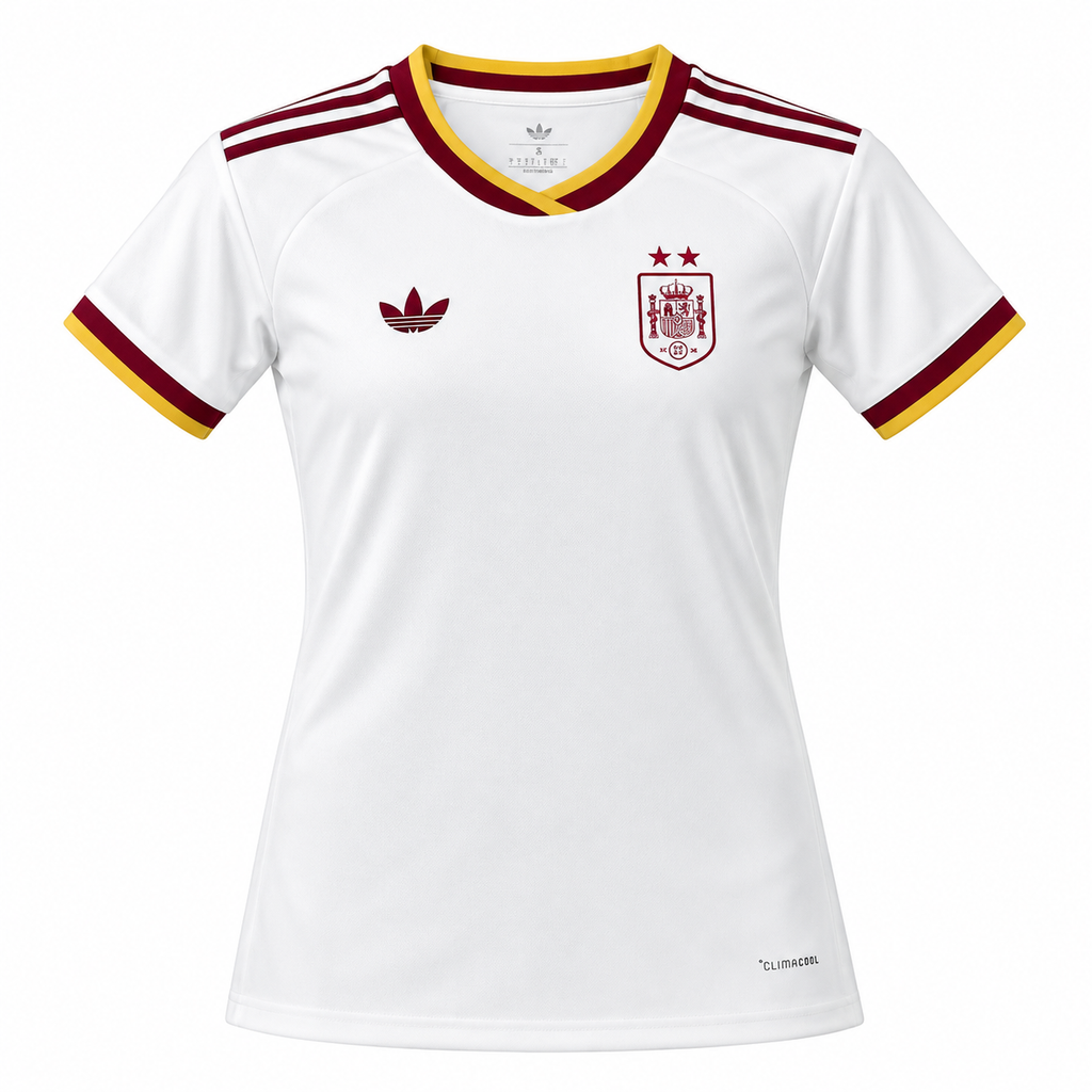 Camiseta Mujer España Mundial 2026 - 2ª Equipación (2 Estrellas), frontal
