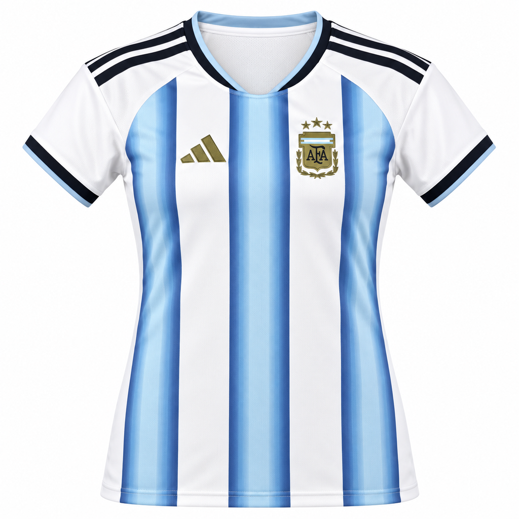 Camiseta Mujer Argentina Mundial 2026 - 1ª Equipación, frontal