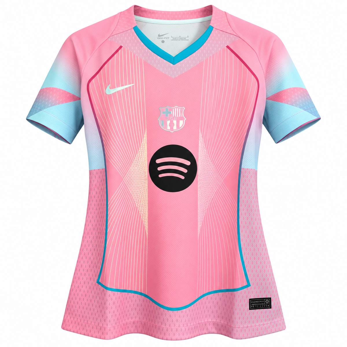 Camiseta Mujer FC Barcelona - Edición Especial Rosa, frontal