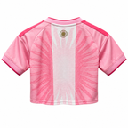Crop Top Mujer Argentina - Edición Especial Messi (Rosa) - Trasera