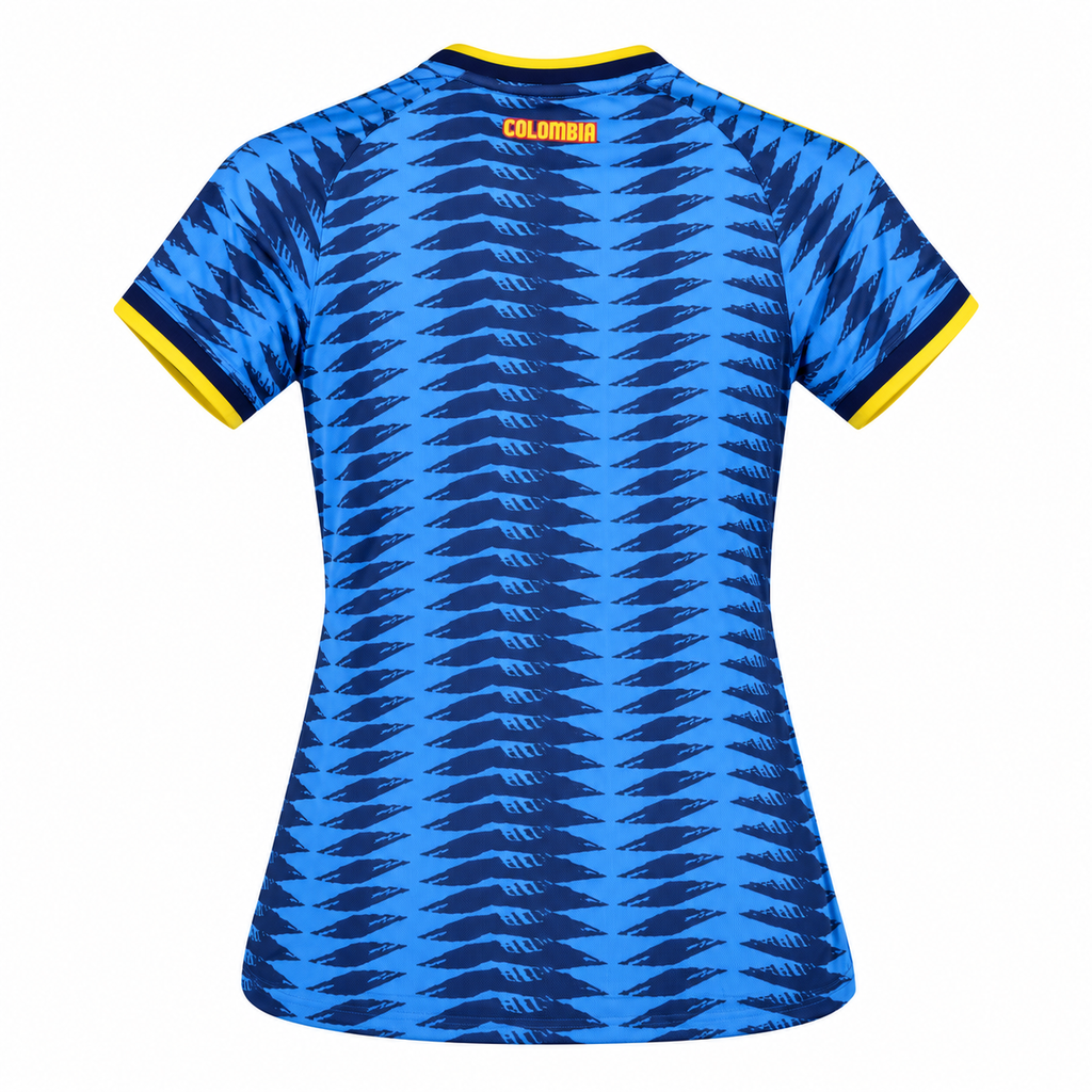 Camiseta Mujer Colombia Mundial 2026 - 2ª Equipación - Trasera