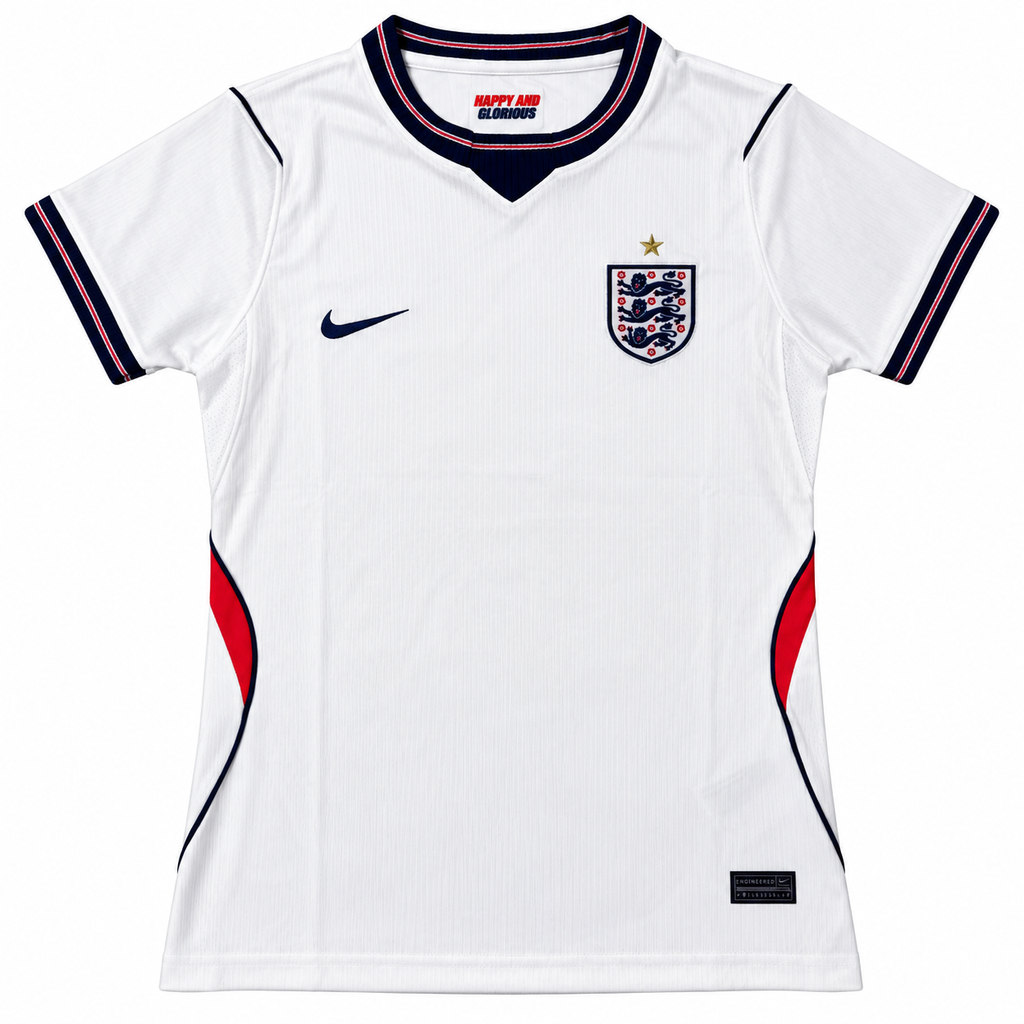 Camiseta Mujer Inglaterra Mundial 2026 - 1ª Equipación - Frontal