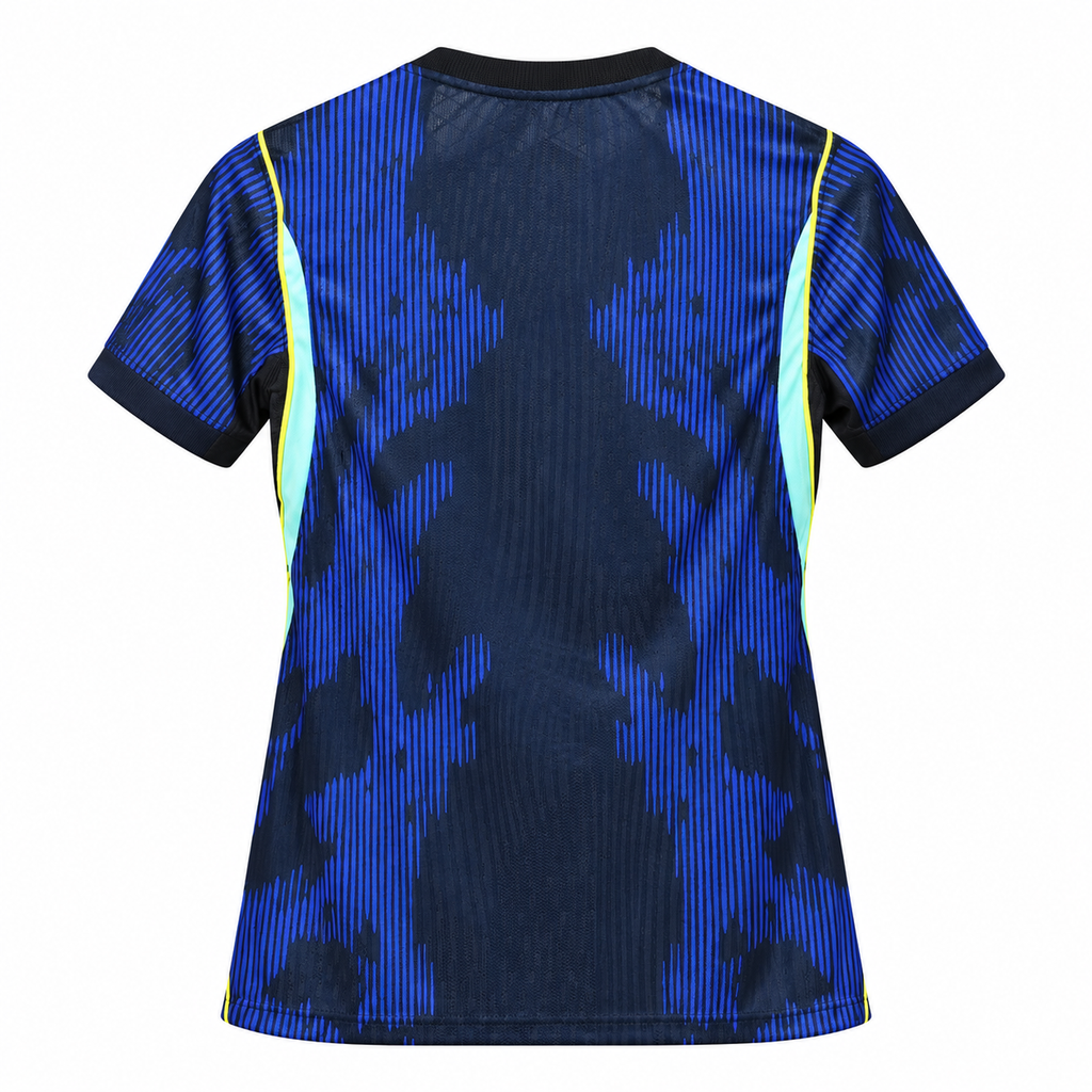 Camiseta Mujer Brasil Mundial 2026 - 2ª Equipación, trasera