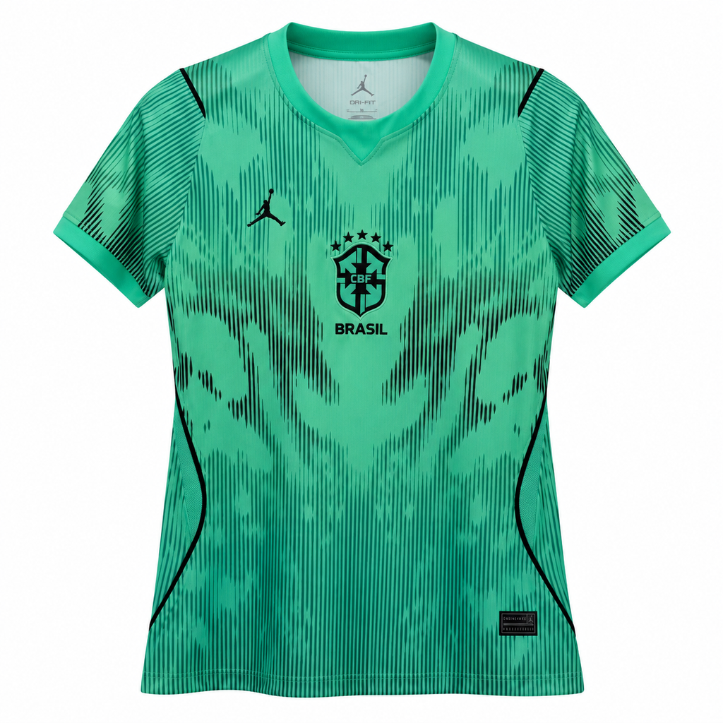 Camiseta Mujer Brasil - Edición Especial Verde, frontal