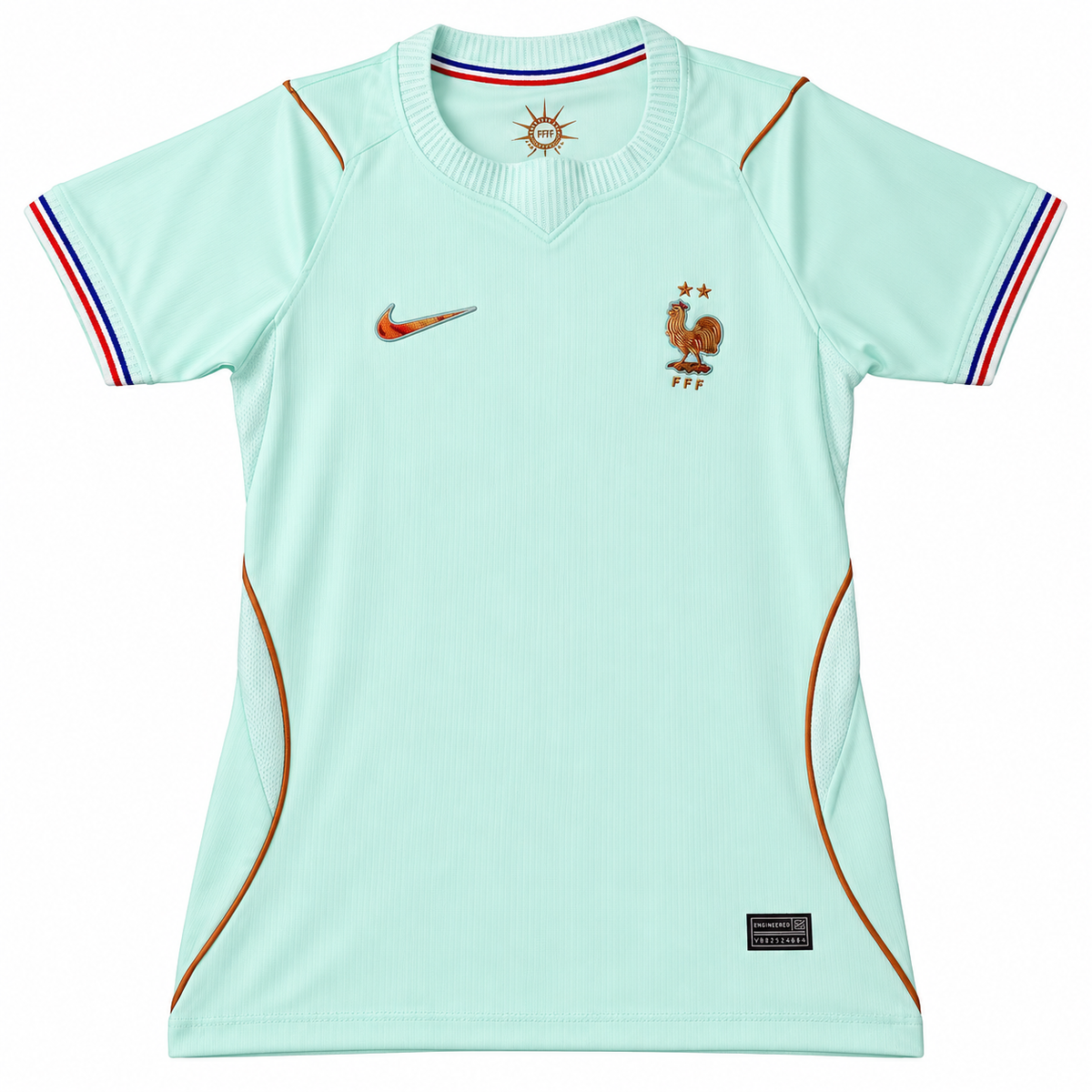 Camiseta Mujer Francia Mundial 2026 - 2ª Equipación, frontal