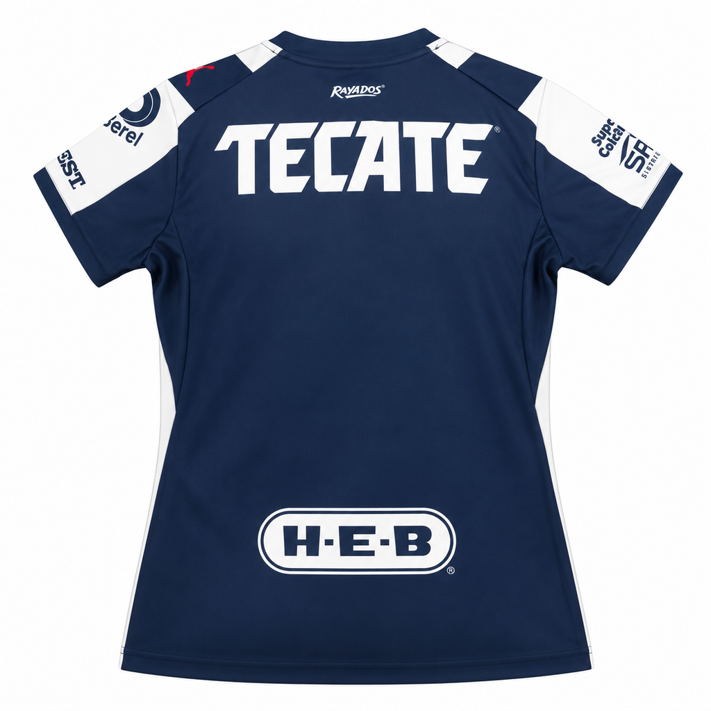 Camiseta Mujer Rayados de Monterrey 2026/27 - 1ª Equipación, trasera