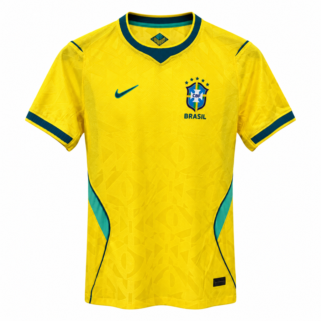Camiseta Mujer Brasil Mundial 2026 - 1ª Equipación, frontal
