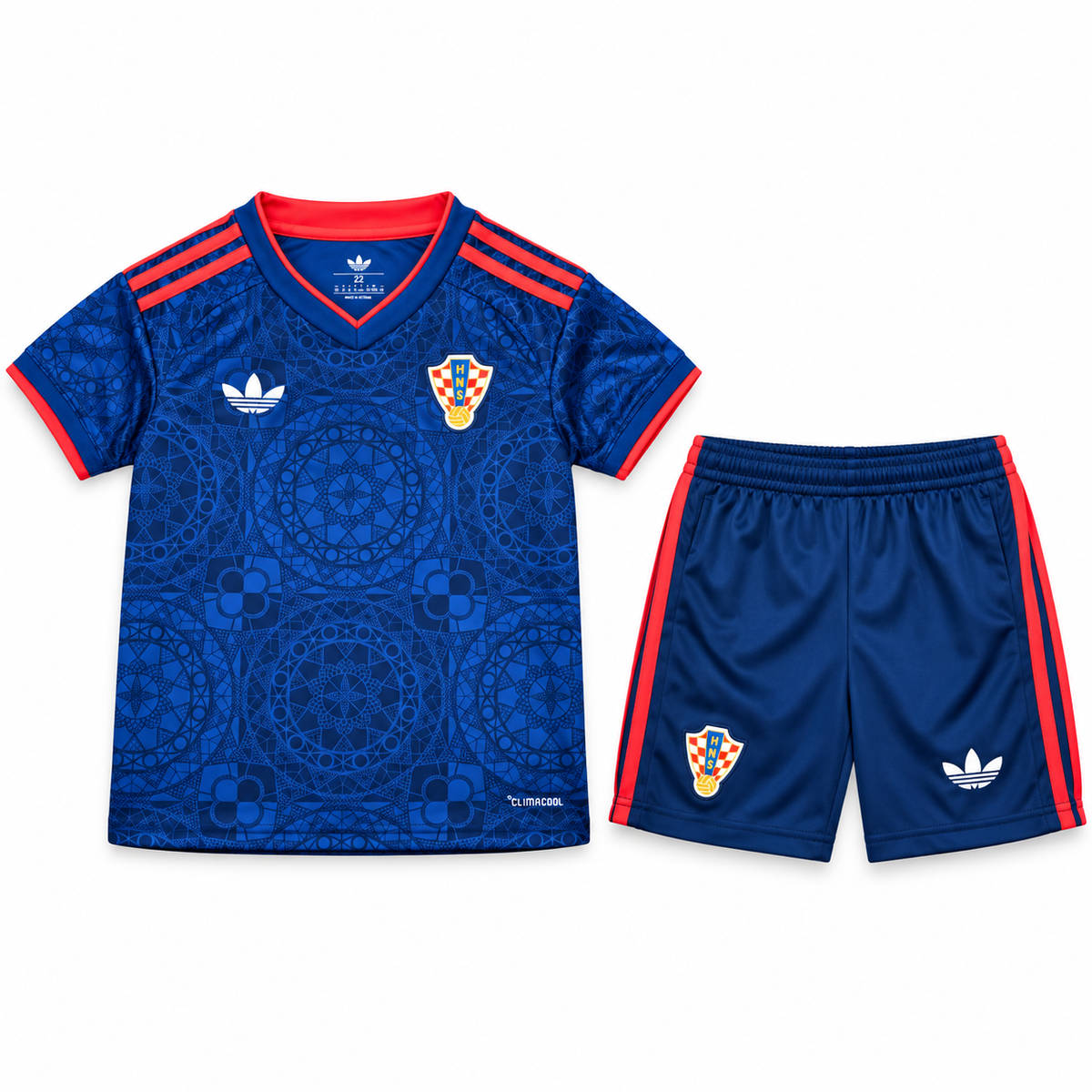 Conjunto Infantil Croacia Mundial 2026 - 2ª Equipación - Frontal