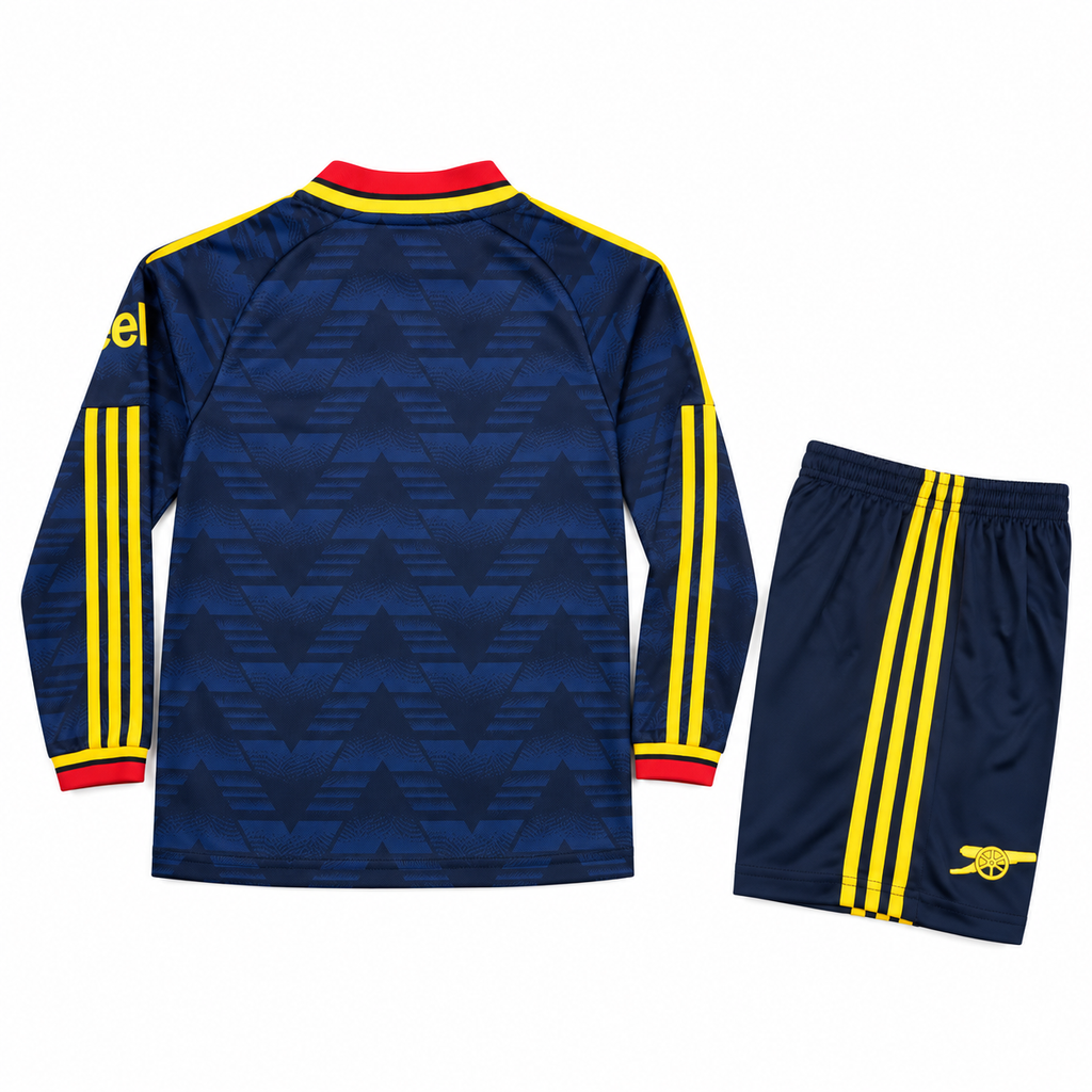 Conjunto Infantil Arsenal 2026/27 - 2ª Equipación Manga Larga - Trasera